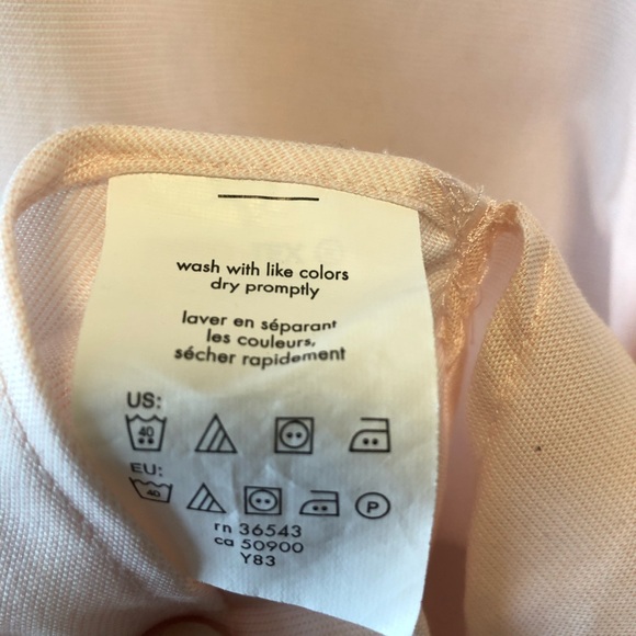 SALE MICHAEL KORS Men Pink Shirt Cotton SZ 17 XL - Picture 9 of 10